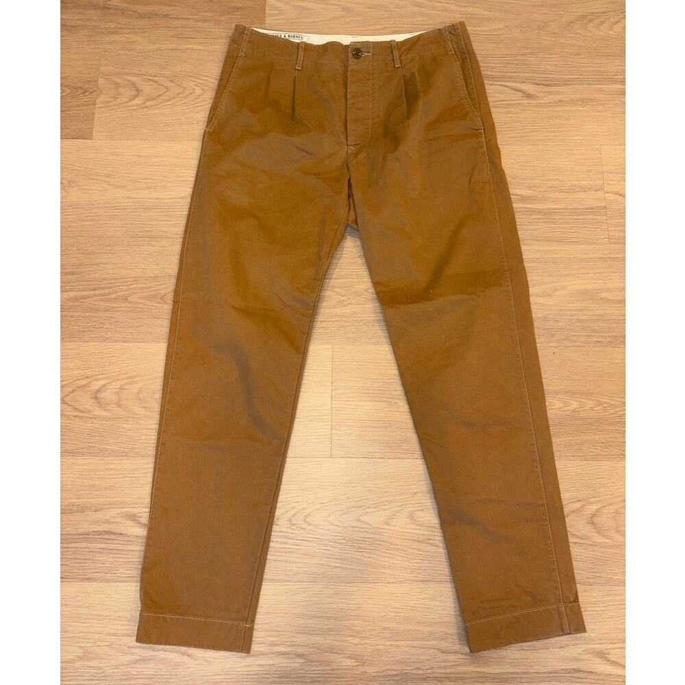 Wallace & Barnes Officers Chino Field Cotton Trousers mens size W 32 L32